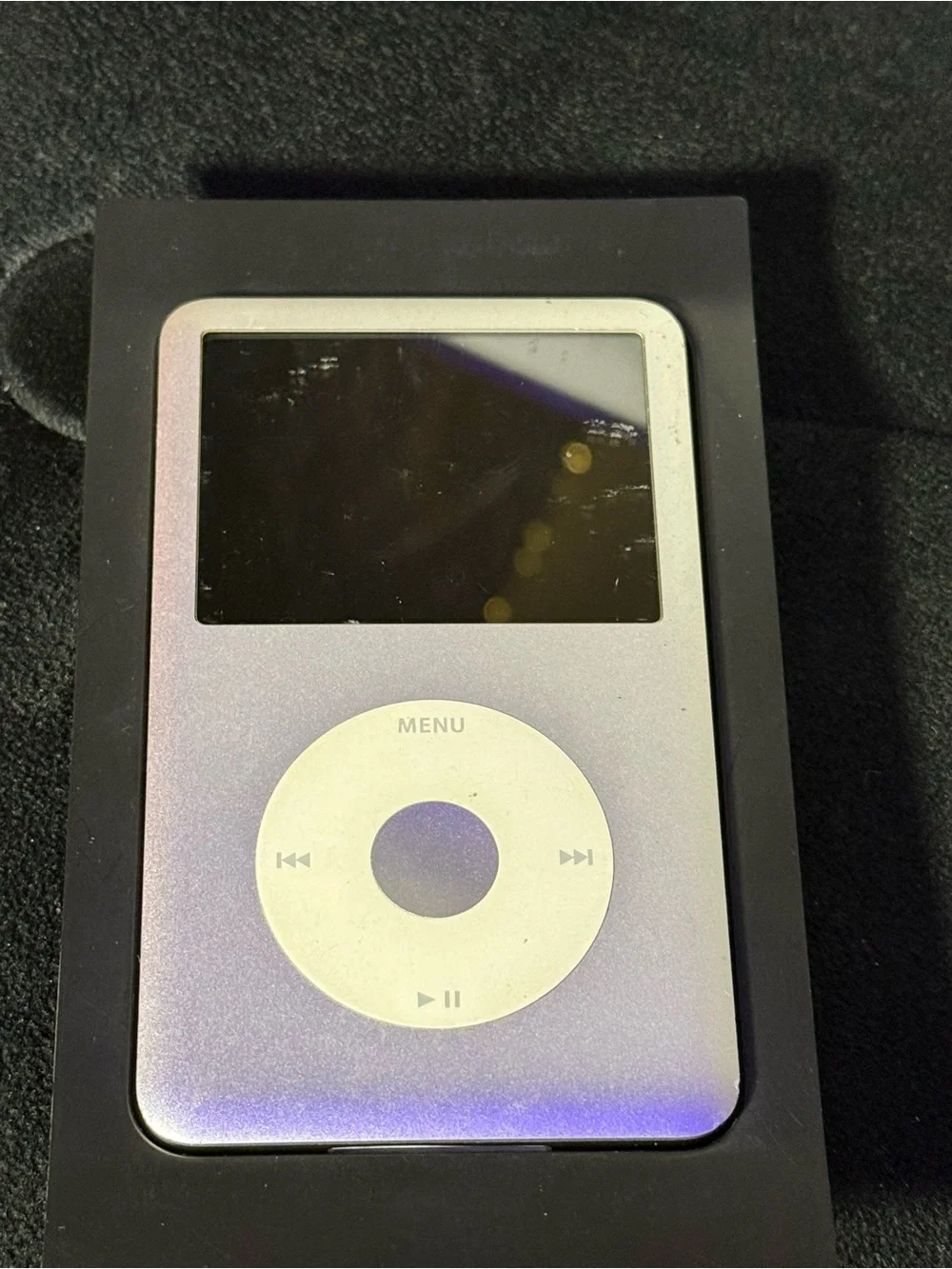Apple iPod Classic Silver with White Click Wheel